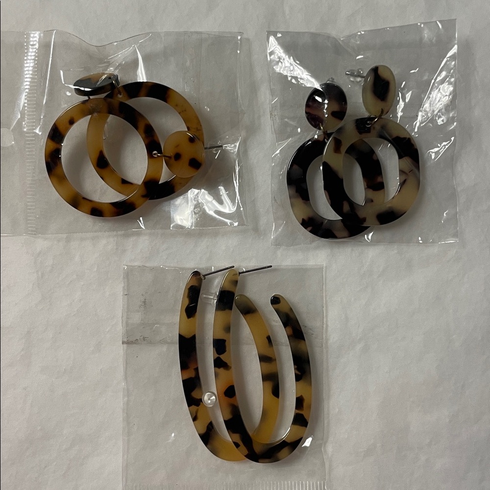Tortoise Earrings